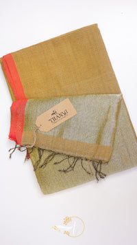 Plain Tissue Saree