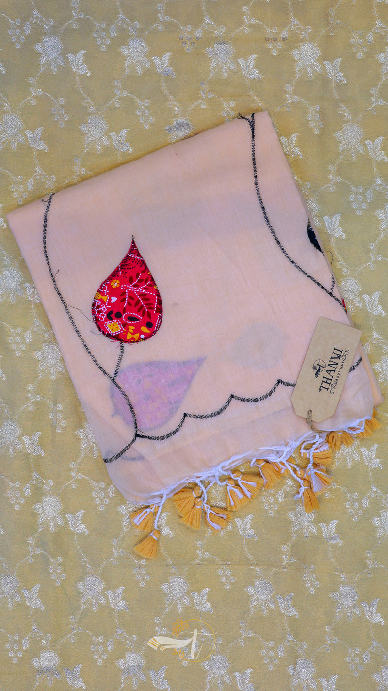 Leaf Printed Saree