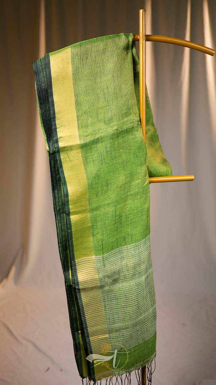 Plain Tissue Saree