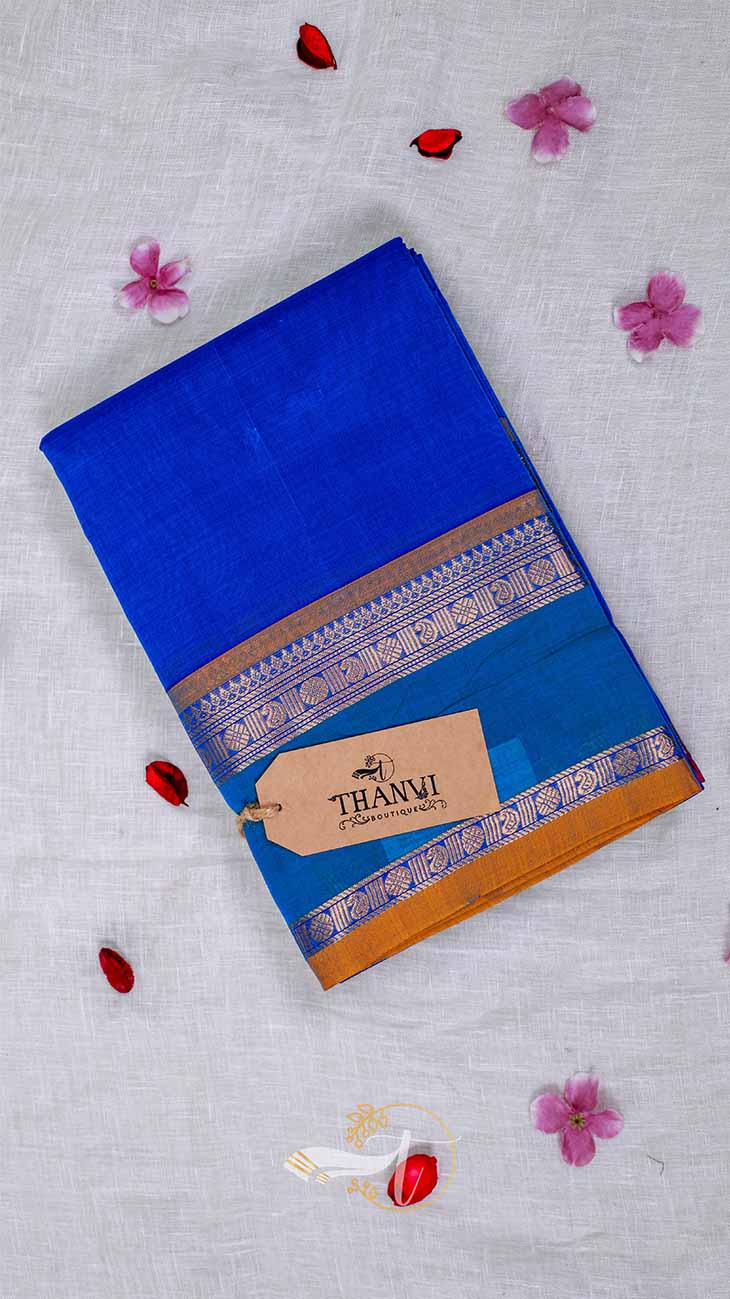 Mesmerised Maheshwari Cotton Saree