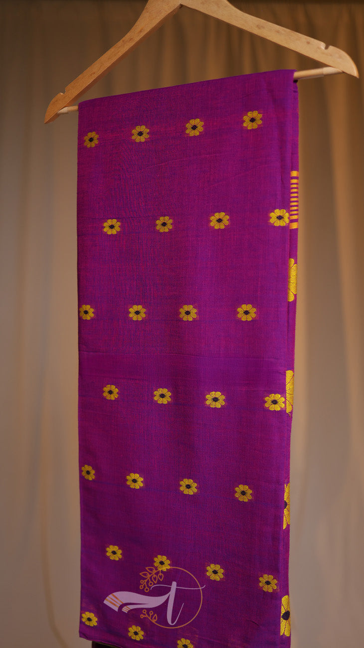 Floral Khadhi Saree