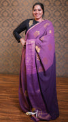 Zari Emb Stripes Border