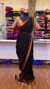 Copper Linen Saree