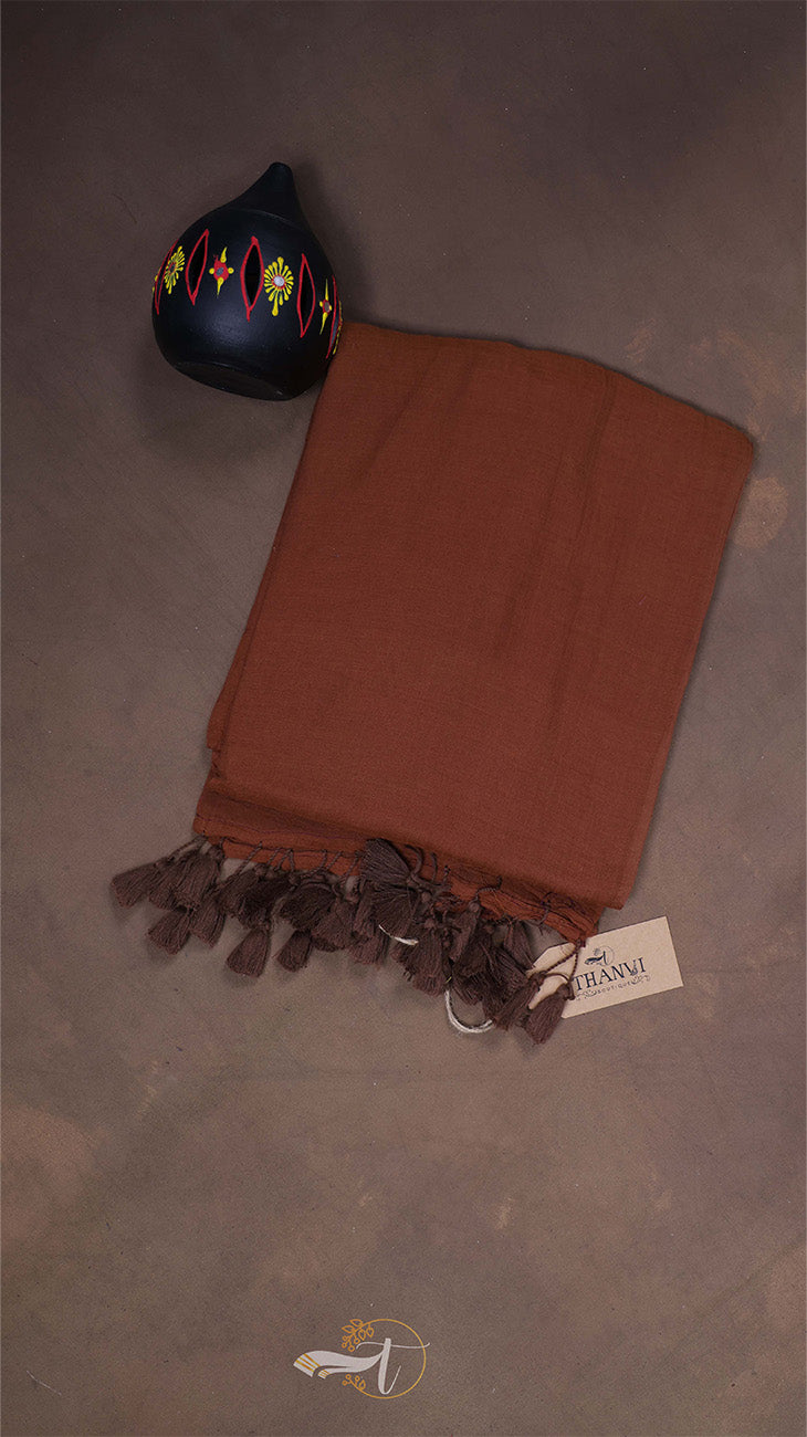 Modal Plain Saree