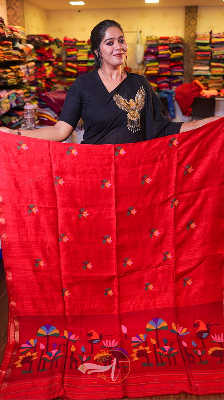 Matka Jamdani Saree