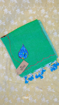 Leaf Printed Saree