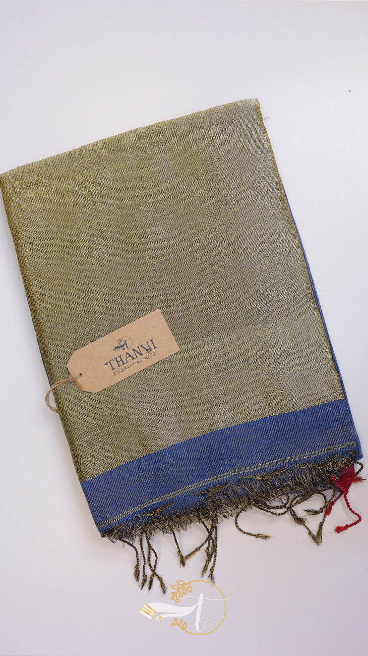 Plain Tissue Saree