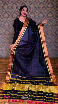 Metallic Tissue Cotton Saree