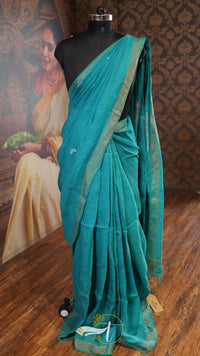 Premium Mashru Linen Saree
