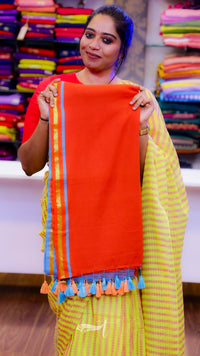 String Border Saree