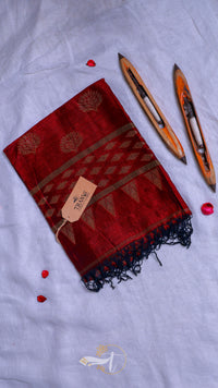 Chanderi Linen Saree
