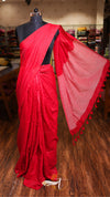 Stripes 100 Counts Saree