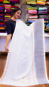 Kanchi Checks Linen Saree