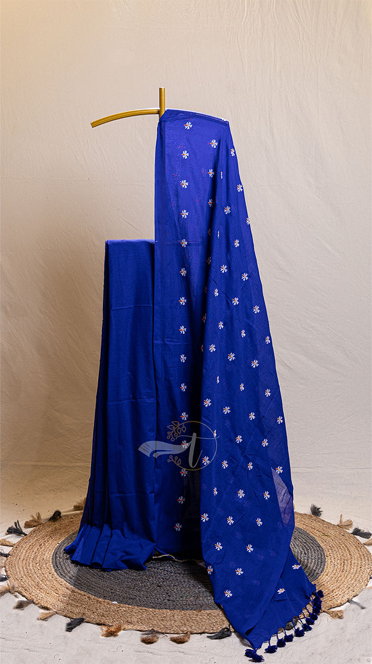 Femb Linen Cotton Low Count Saree