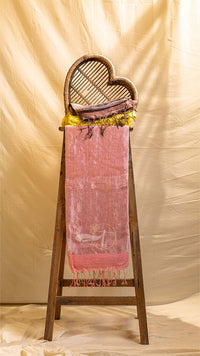 Pure Metallic Tissue Linen Sarees