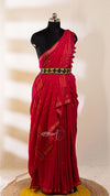 Linen Sequence Saree