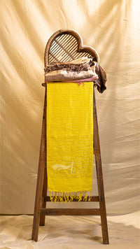 Pure Metallic Tissue Linen Sarees