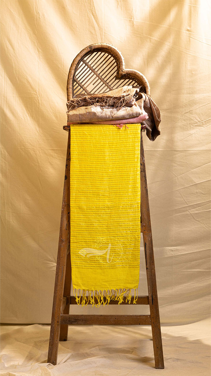 Pure Metallic Tissue Linen Sarees