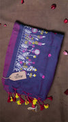 Flower Embroidery Saree