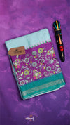 Velvet silk saree