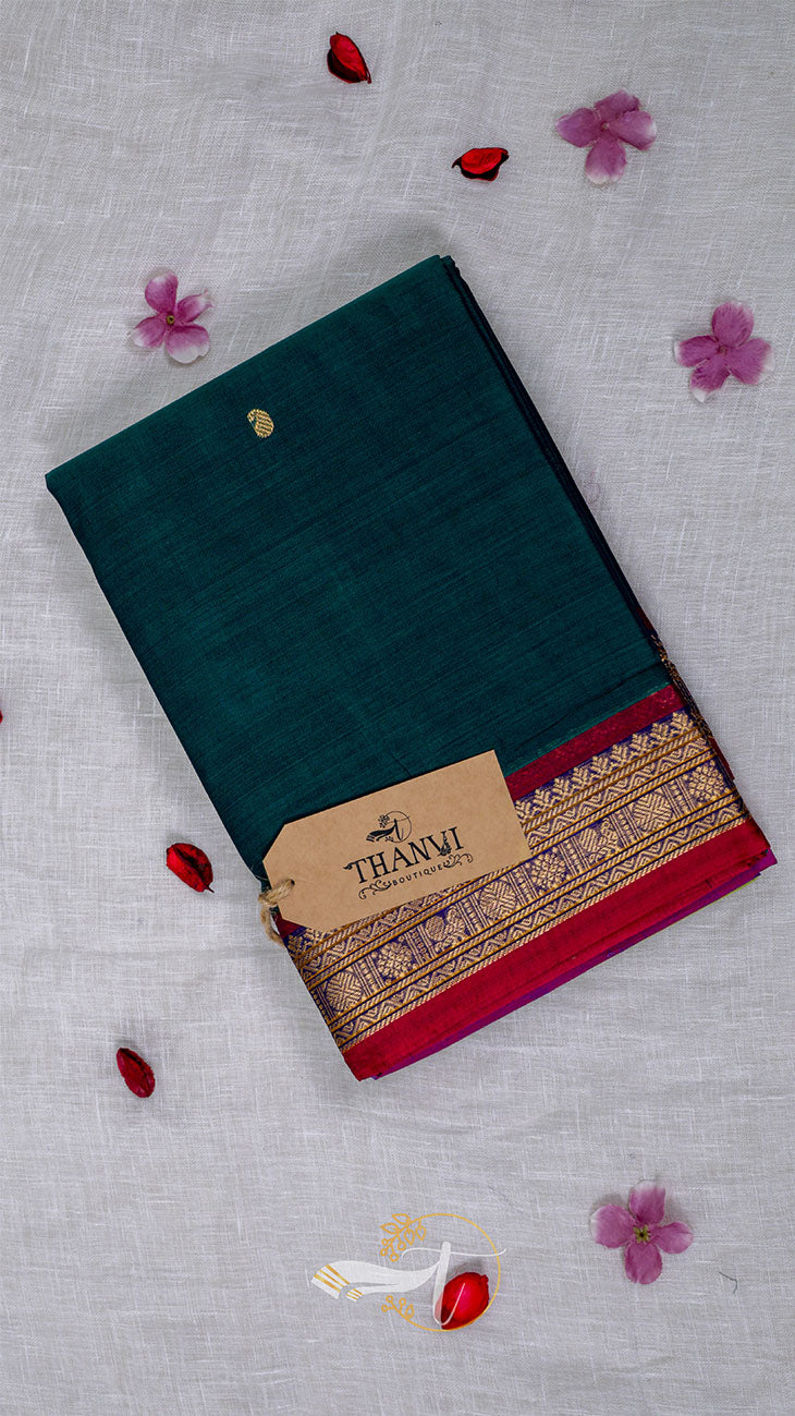 Mesmerised Maheshwari Cotton Saree