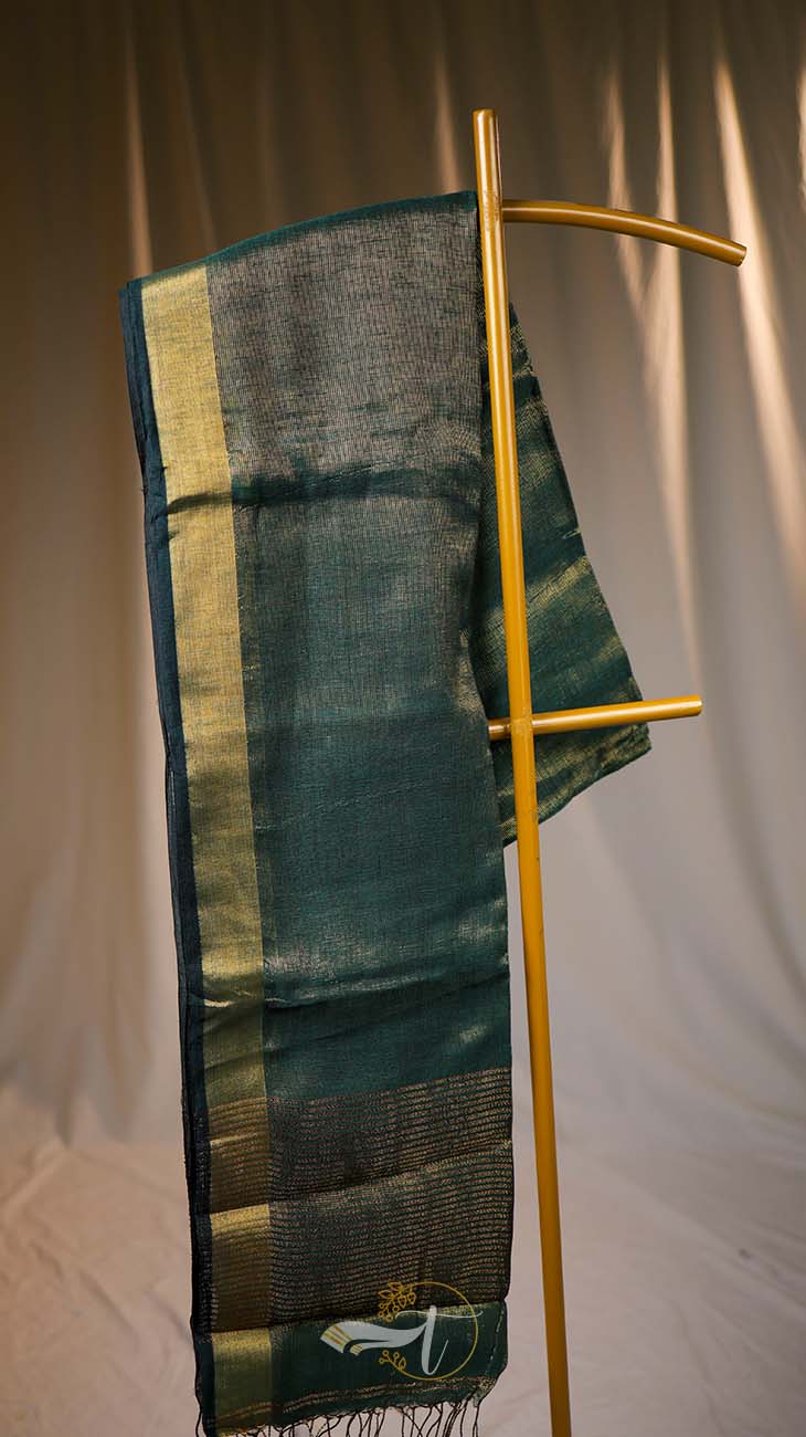 Plain Tissue Saree
