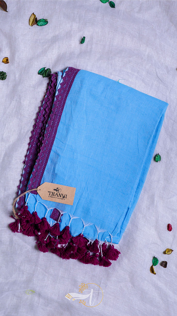 Lace Border Saree