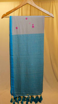 Couture Embroidery Cotton Saree