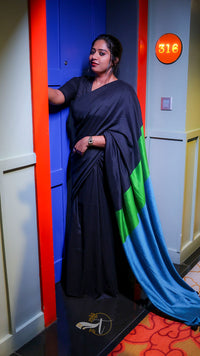 Mulberry Cotton Saree
