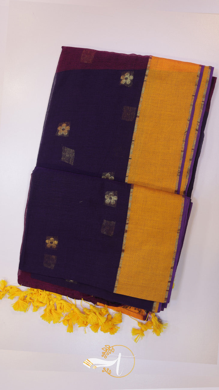 Cotton Floral Zari