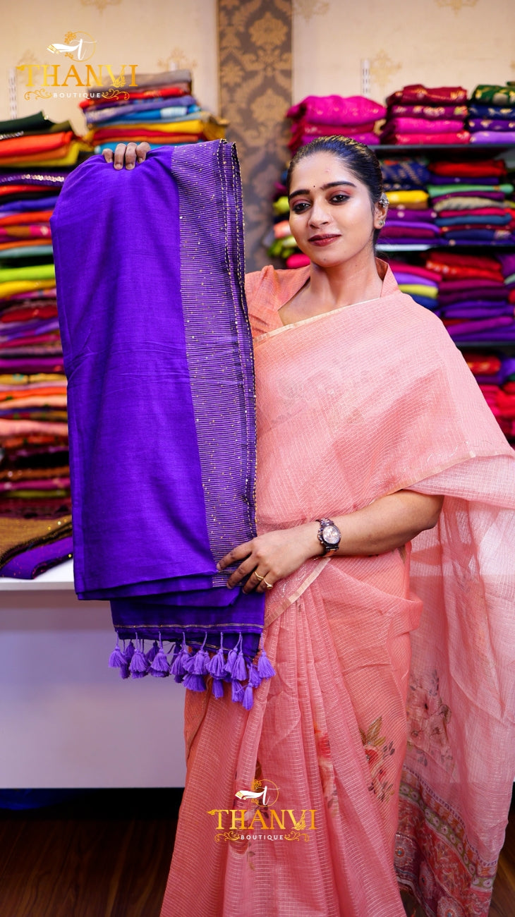 Mulberry sequence Saree