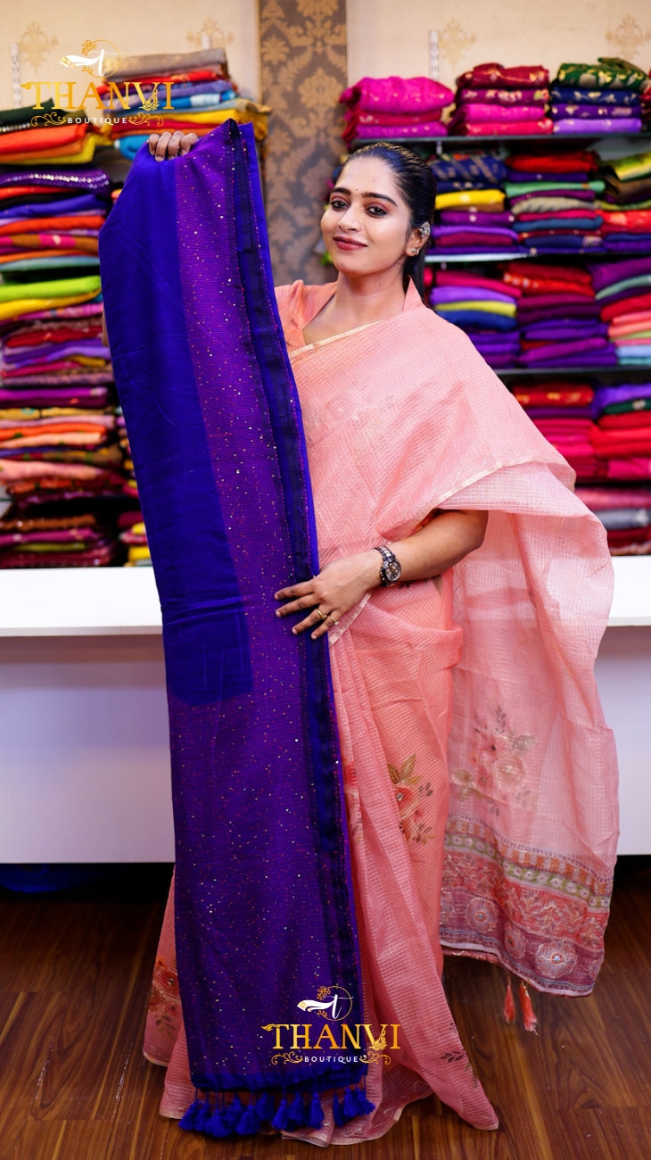 Mulberry sequence Saree