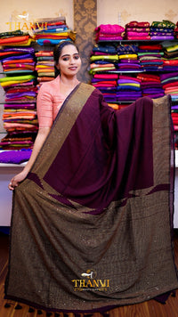 Mulberry sequence Saree