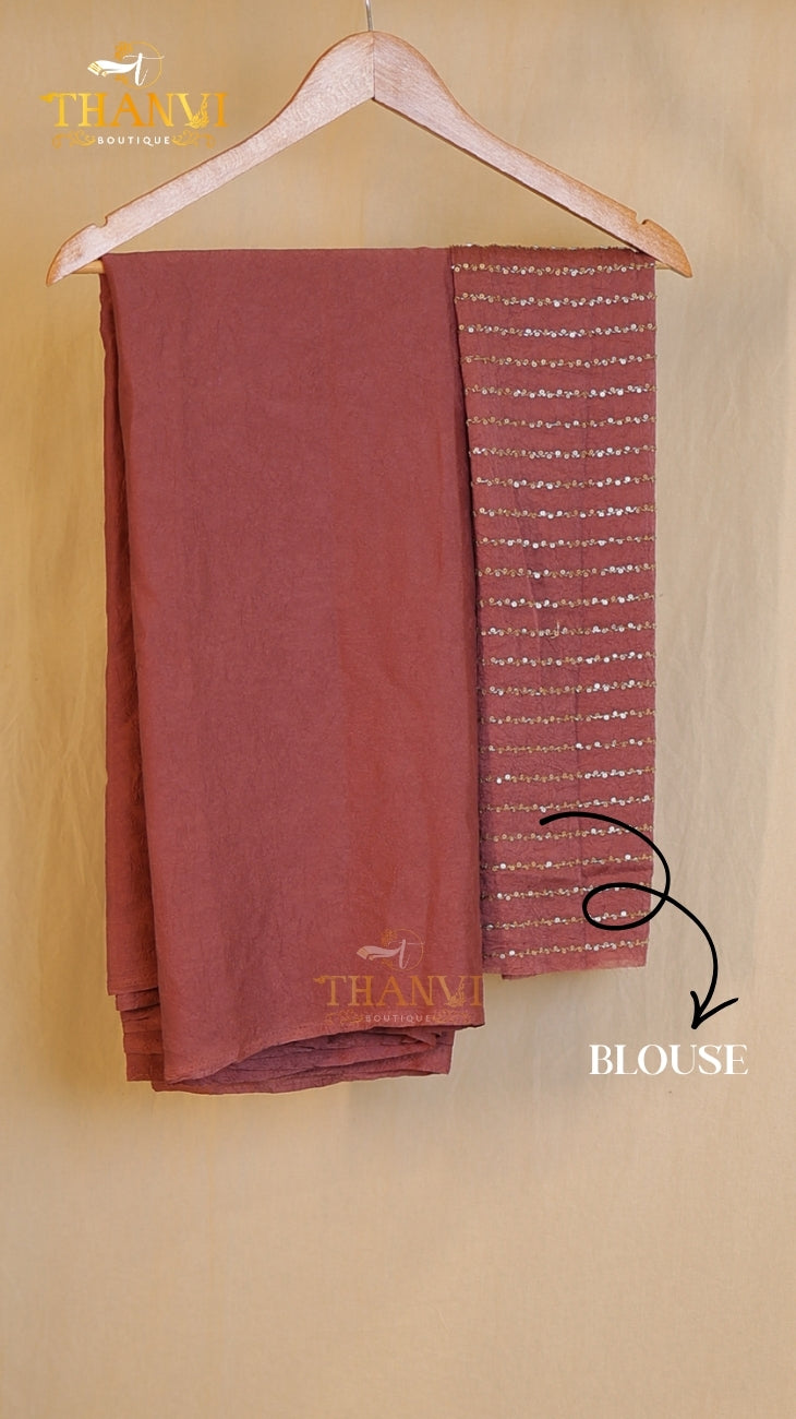 Mulberry Soft Satin saree