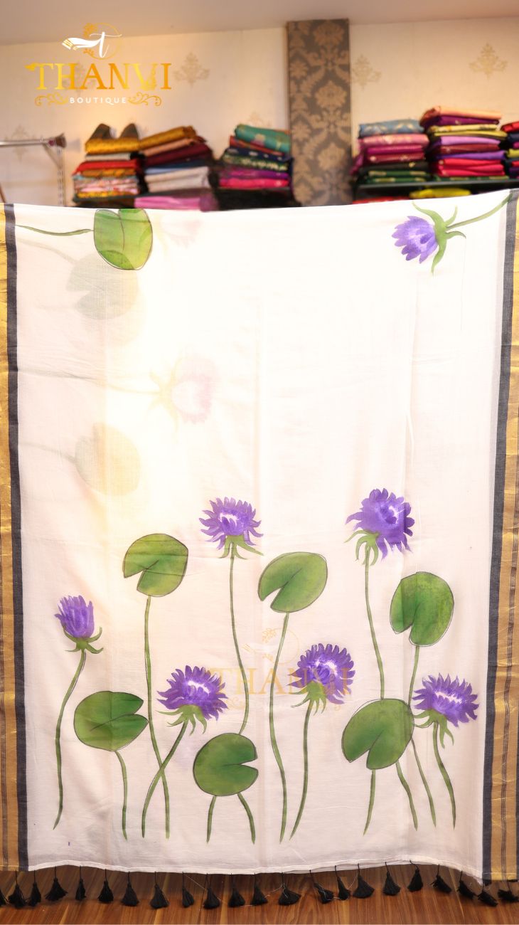 Vishu Special Painted Saree