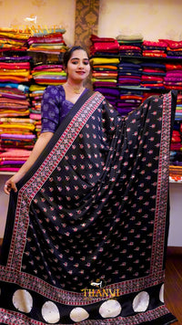 Modal Mirror silk saree