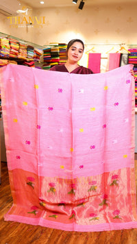 Linen Matka Tissue Saree