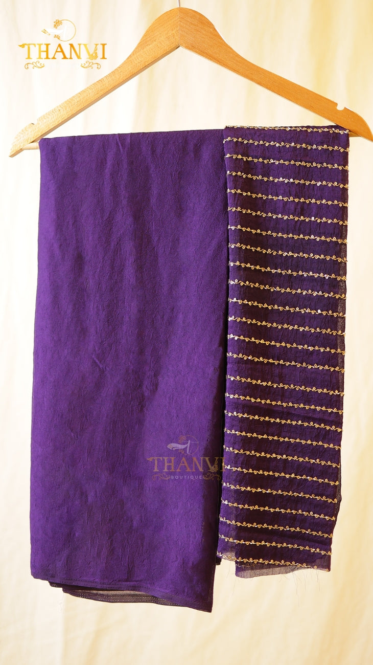 Mulberry Soft Satin saree