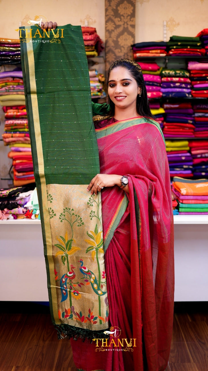 Pochampally Cotton Saree