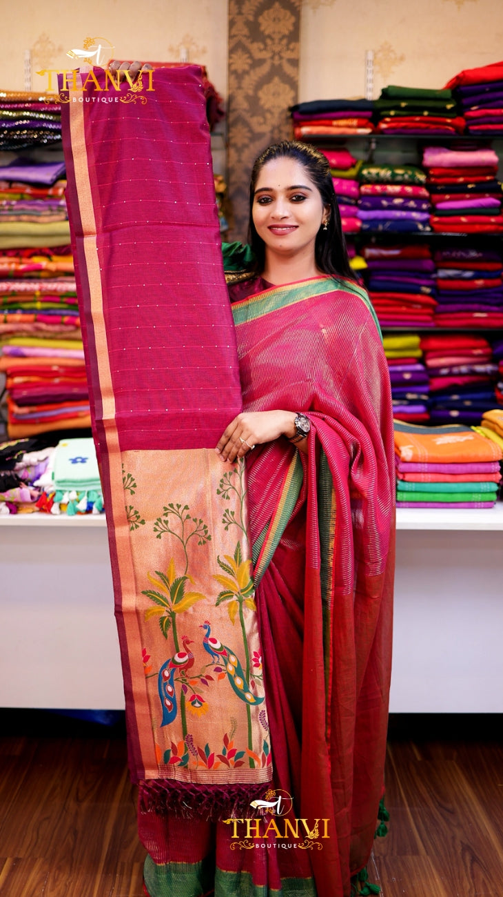 Pochampally Cotton Saree