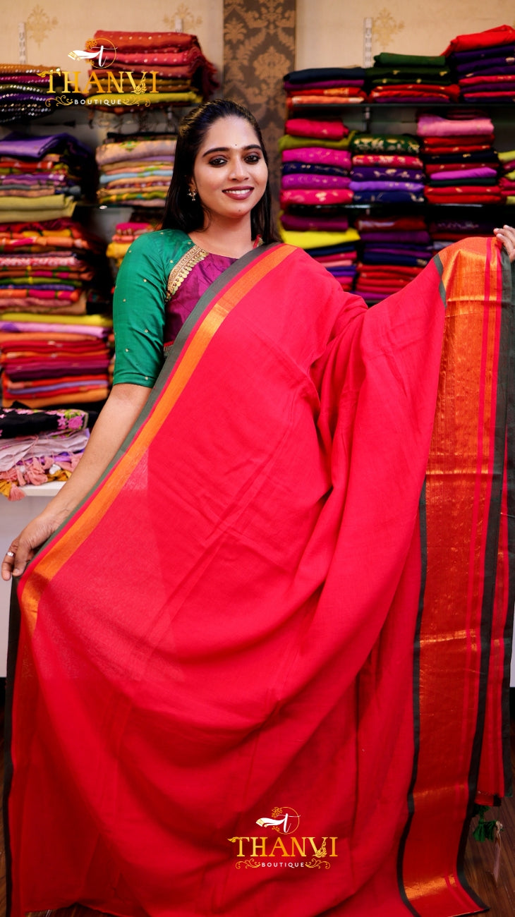 String Border Saree