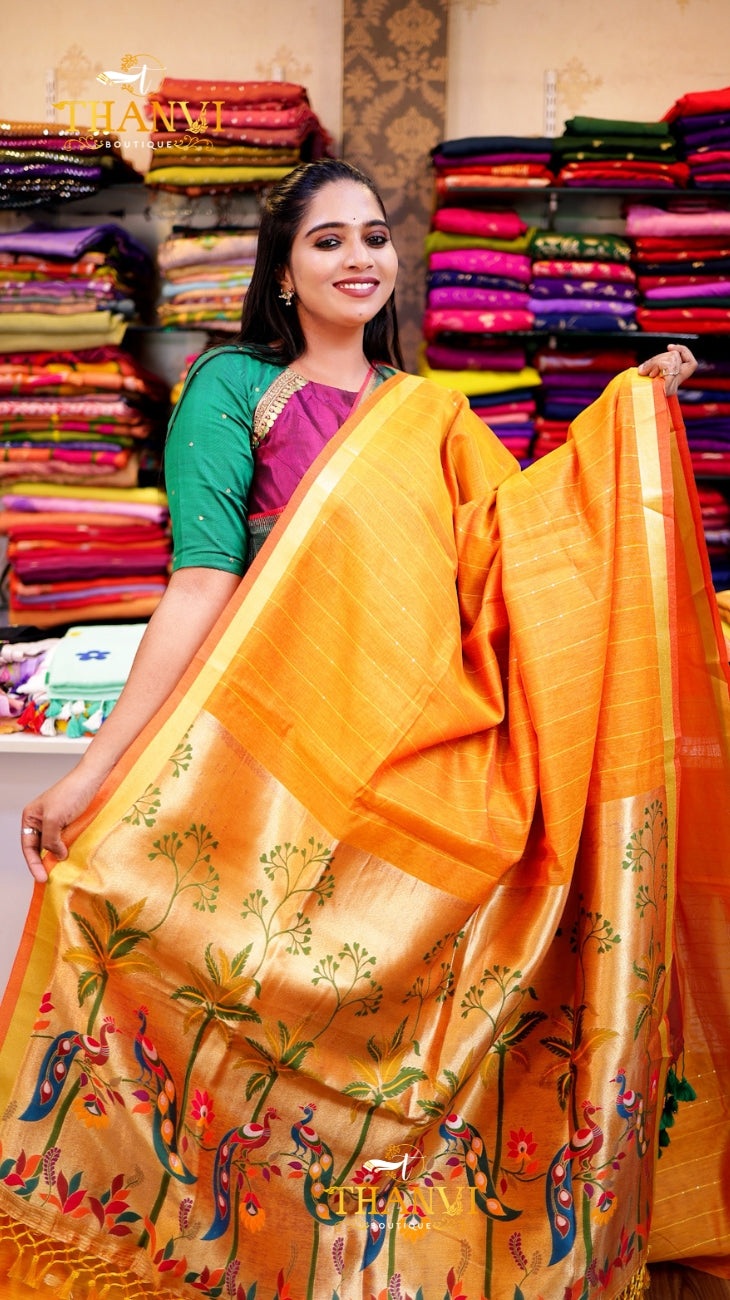 Pochampally Cotton Saree