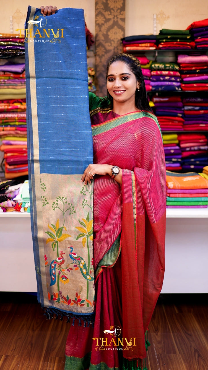 Pochampally Cotton Saree