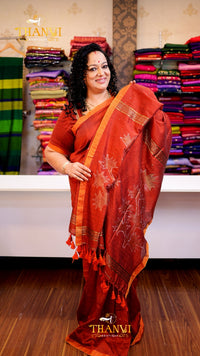 Zari Pallu Sequence Saree
