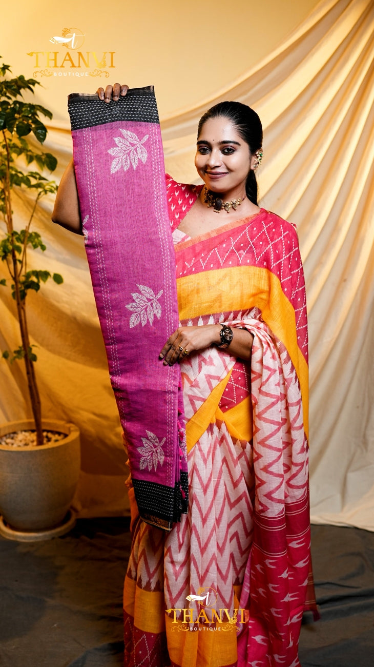 Kota Linen Saree