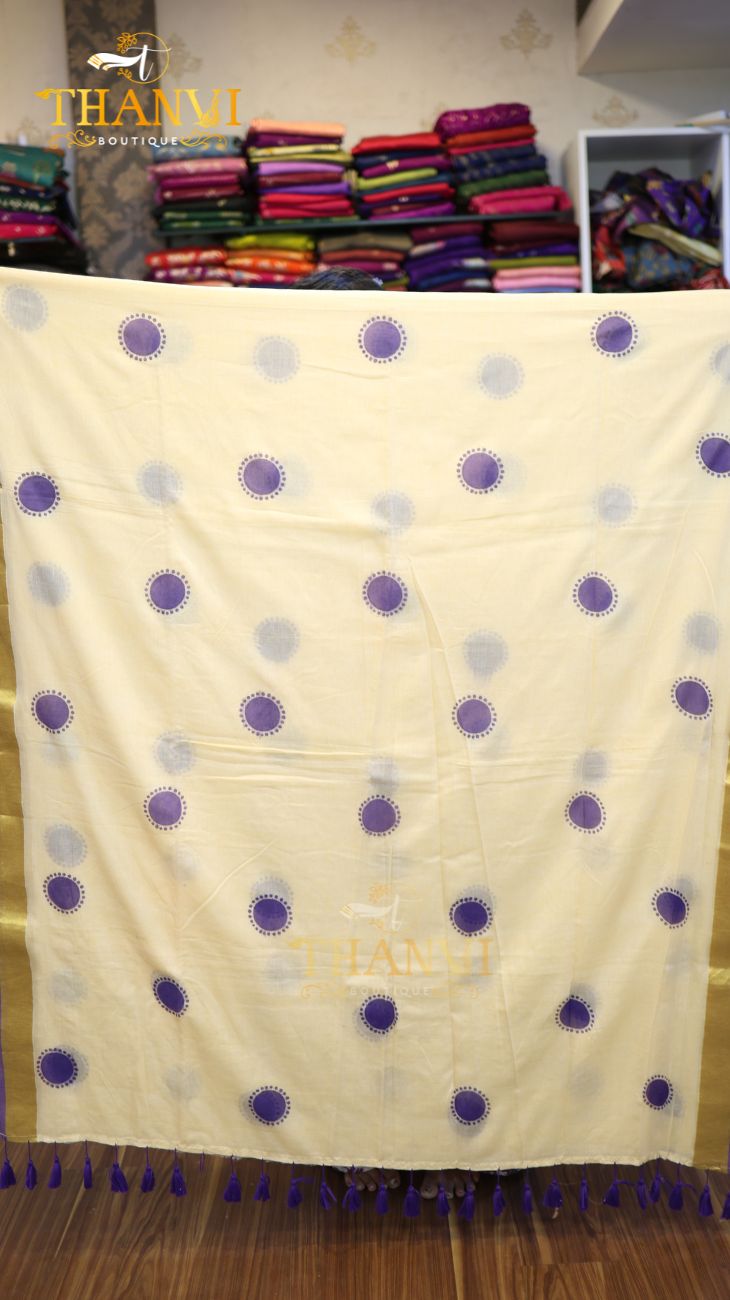 Vishu Special Painted Saree