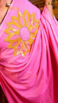 Customised Beats Work Saree