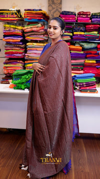 Muslin Mashru  Saree