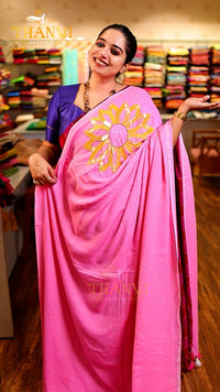 Customised Beats Work Saree