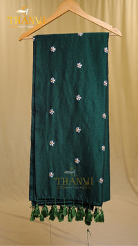 Mulberry Embriodery Saree